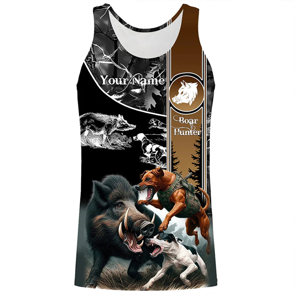 Wildman Hunting & Outdoor Vanderbijlpark - Débardeur personnalisé Boar Hunter pour hommes,