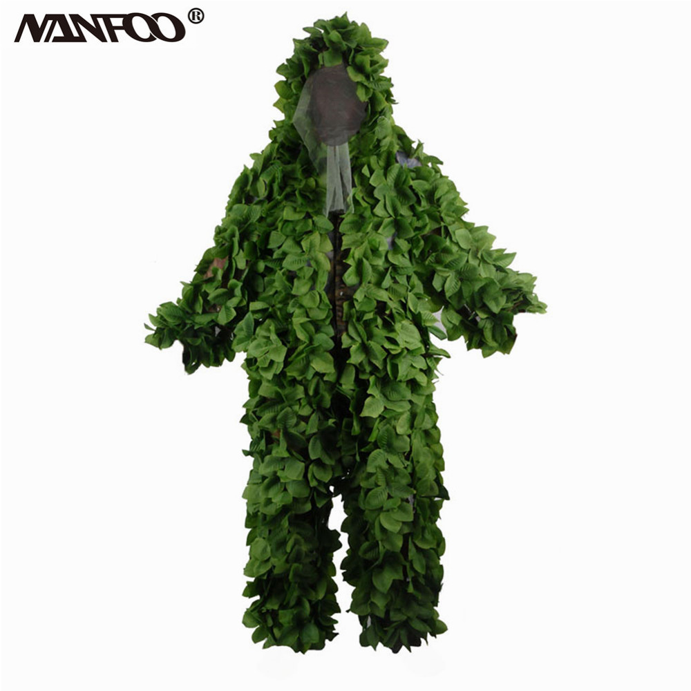 Hunting Outdoor Clothing - Vêtements de saut DulCS, feuilles vertes
