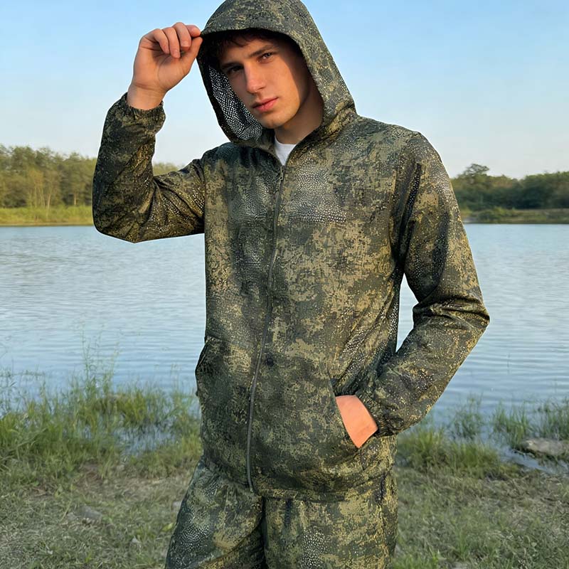 Hunting Outdoor Pants - Ensembles tactiques à capuche en maille