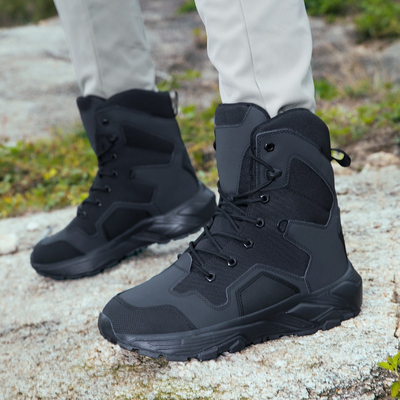 Wildman Hunting & Outdoor Vanderbijlpark - Bottes tactiques pour hommes à lacets,