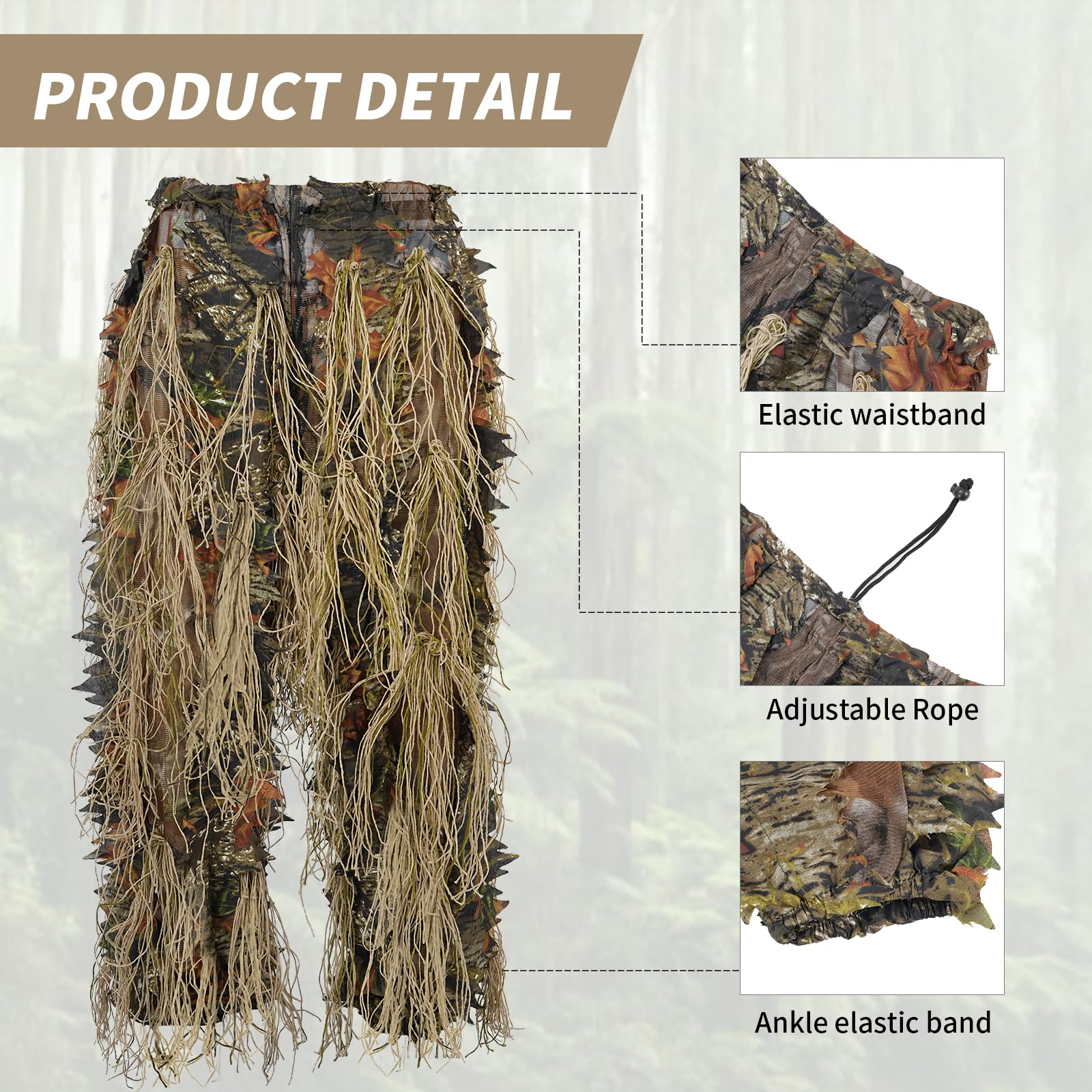 JOAXOR Ghillie costume Gilly c - Hunting Outdoor Clothing avis et prix