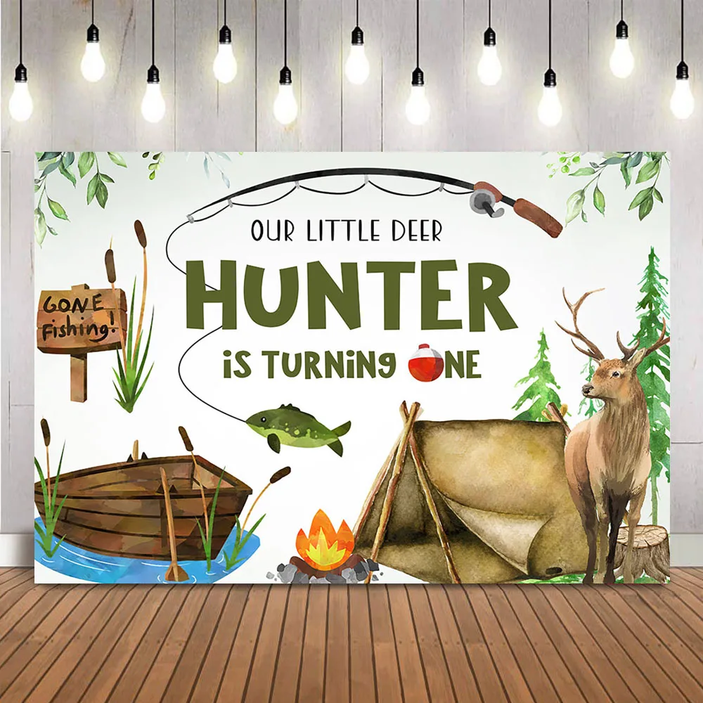 Toile de fond de photo d'anniv - Hunting Outdoor Background avis et prix
