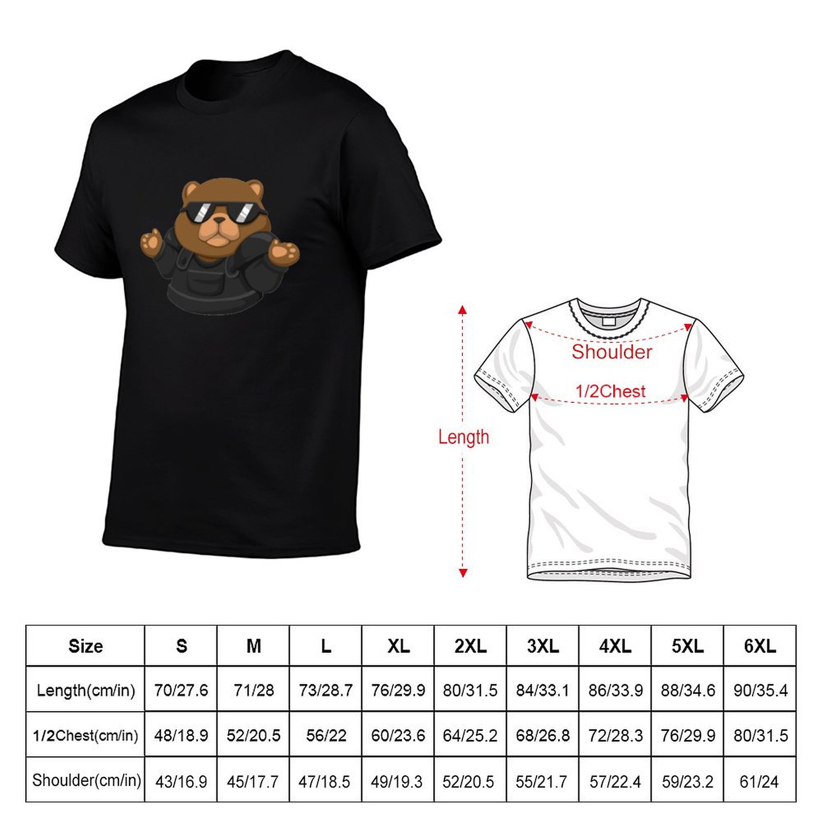T-shirt Bear Shrug Spray, t-sh - Bear Spray Protection avis et prix